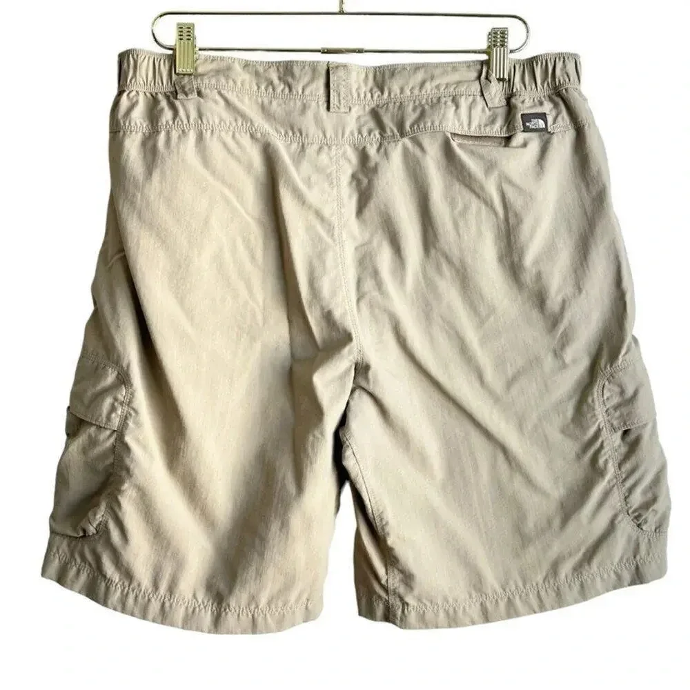 North Face Cargo Hiking Shorts Men's L Khaki‎ Outdoors